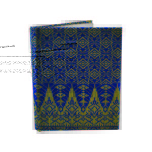 Wooden Boxes Songket Plaques CTIWW102 – Blue Songket Box | Trophy Supplier at Clazz Trophy Malaysia