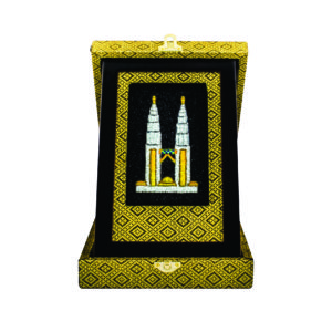 Special Songket Plaques CTIMB200 – Gold Songket Plaque | Clazz Trophy Supplier Malaysia