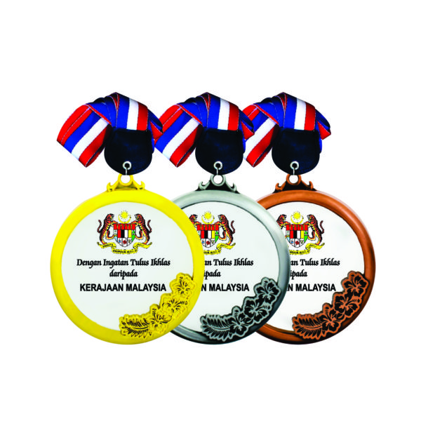 Round LED Medals CTICM044 – Exclusive LED Medal | Clazz Trophy Supplier Malaysia