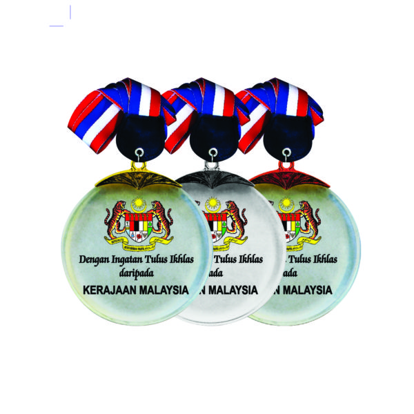 Beautiful Crystal Medals CTICM041 – Exclusive Crystal Medal | Trophy Supplier at Clazz Trophy Malaysia