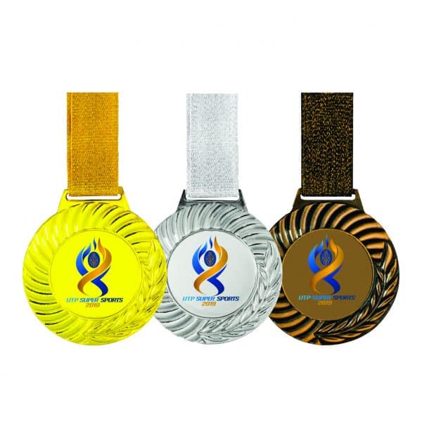 Beautiful Metal Medals CTIRM304 – Exclusive Metal Medal (Front) | Clazz Trophy Supplier Malaysia