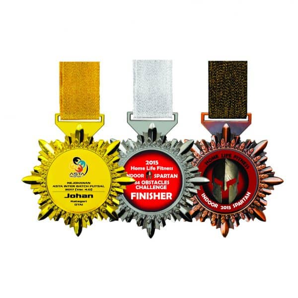 Beautiful Metal Medals CTIRM028 – Exclusive Metal Medal (Front) | Trophy Supplier at Clazz Trophy Malaysia