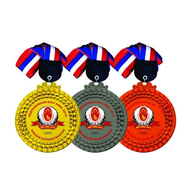 Beautiful Metal Medals CTIRM029 – Exclusive Metal Medal (Front) | Clazz Trophy Supplier Malaysia