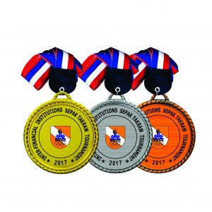 Beautiful Metal Medals CTIRM030 – Exclusive Metal Medal (Front) | Clazz Trophy Supplier Malaysia