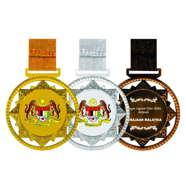 Beautiful Metal Medals CTIRM021 – Exclusive Metal Medal | Clazz Trophy Supplier Malaysia