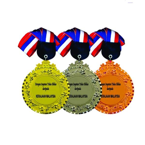 Beautiful Metal Medals CTIRM017 – Exclusive Metal Medal (Back) | Trophy Supplier at Clazz Trophy Malaysia