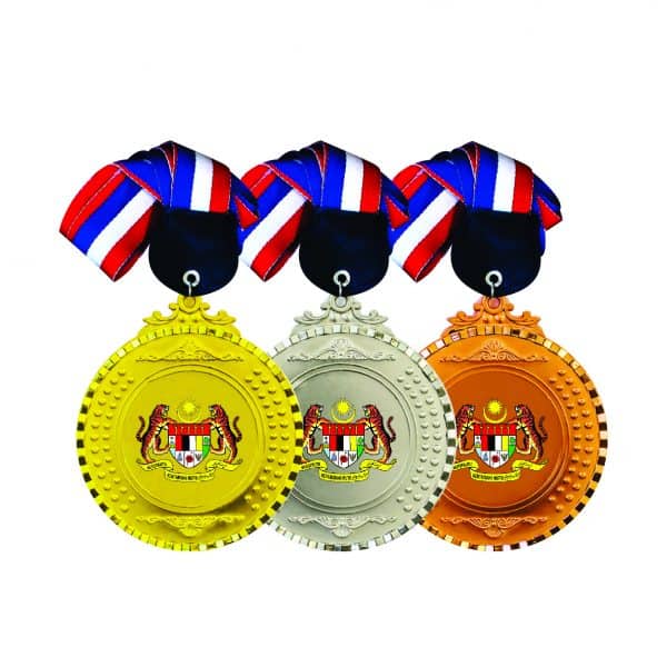 Beautiful Metal Medals CTIRM018 – Exclusive Metal Medal (Front) | Clazz Trophy Supplier Malaysia