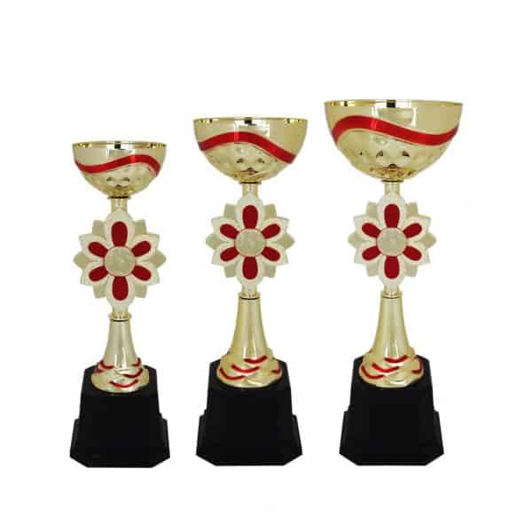 Acrylic Bowl Trophies CTAC4016 – Acrylic Bowl & Flower Trophy | Clazz Trophy Supplier Malaysia