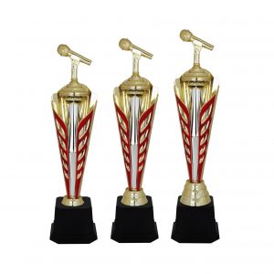 Singing Competition Acrylic Trophies CTAC4041 – Acrylic Microphone Trophy | Clazz Trophy Supplier Malaysia