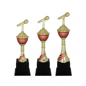 Singing Competition Acrylic Trophies CTAC4045 – Acrylic Microphone Trophy | Clazz Trophy Supplier Malaysia