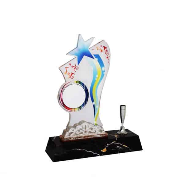 Acrylic Plaques with Pen Holders CTAC4134 – Acrylic Star Plaque | Clazz Trophy Supplier Malaysia