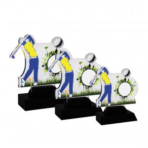 Competitive Games Acrylic Plaques CTAC4149 – Acrylic Golf Plaque | Trophy Supplier at Clazz Trophy Malaysia