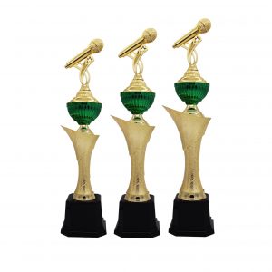 Singing Competition Acrylic Trophies CTAC4193 – Acrylic Microphone Trophy | Clazz Trophy Supplier Malaysia