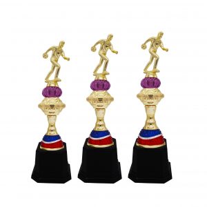 Bowling Tournament Acrylic Trophies CTAC4235 – Acrylic Bowling Trophy | Trophy Supplier at Clazz Trophy Malaysia