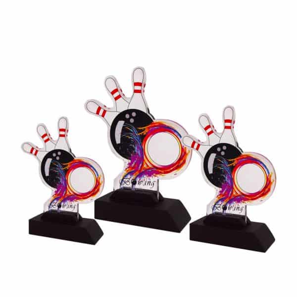 Competitive Games Acrylic Plaques CTAC4254 – Acrylic Bowling Plaque | Clazz Trophy Supplier Malaysia