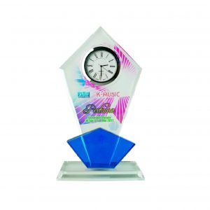 Crystal Clock Plaques CTCL2002 – Exclusive Crystal Clock Series | Trophy Supplier at Clazz Trophy Malaysia