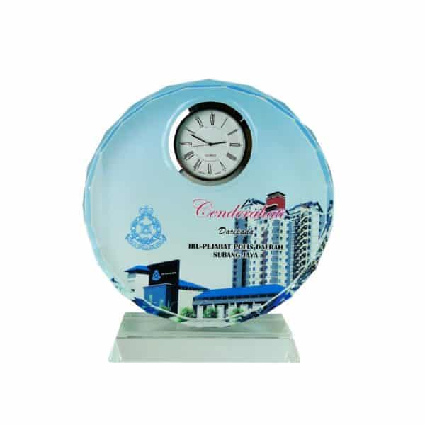 Crystal Clock Plaques CTCL2003 – Exclusive Crystal Clock Series | Clazz Trophy Supplier Malaysia