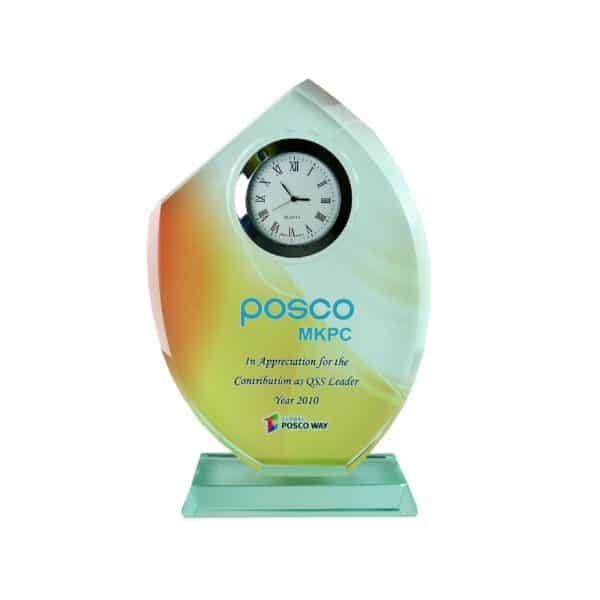 Crystal Clock Plaques CTCL2008 – Exclusive Crystal Clock Series | Clazz Trophy Supplier Malaysia