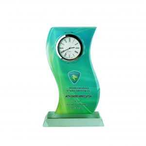 Crystal Clock Plaques CTCL2009 – Exclusive Crystal Clock Series | Trophy Supplier at Clazz Trophy Malaysia