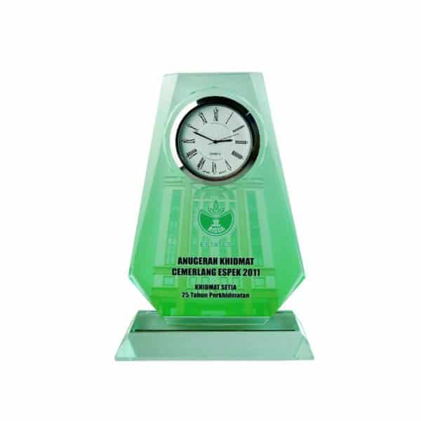 Crystal Clock Plaques CTCL2018 – Exclusive Crystal Clock Series | Clazz Trophy Supplier Malaysia