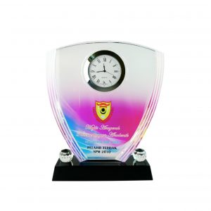 Crystal Clock Plaques CTCL2022 – Exclusive Crystal Clock Series | Clazz Trophy Supplier Malaysia