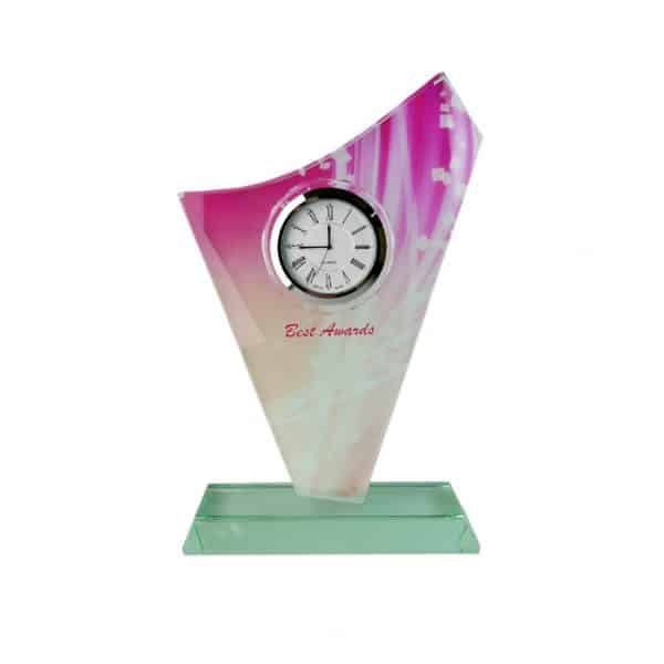 Crystal Clock Plaques CTCL2026 – Exclusive Crystal Clock Series | Clazz Trophy Supplier Malaysia