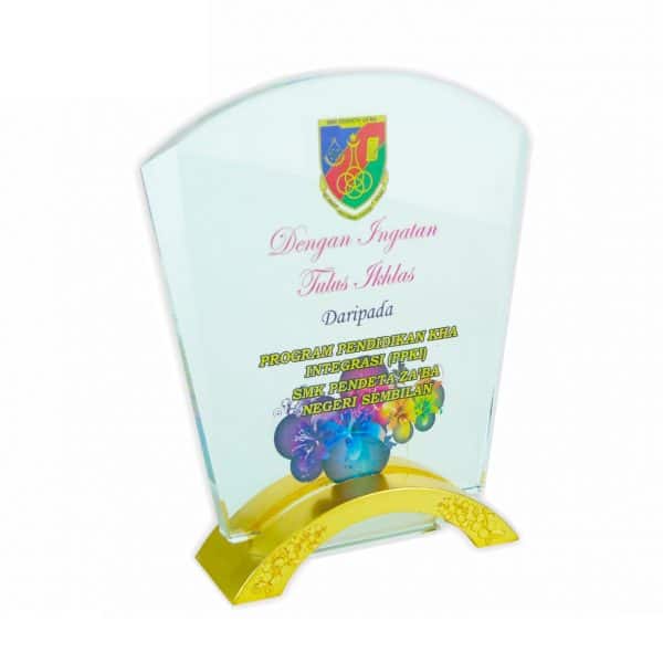 Crystal Arch Plaques CTCR3003 – Exclusive Crystal Plaque | Trophy Supplier at Clazz Trophy Malaysia