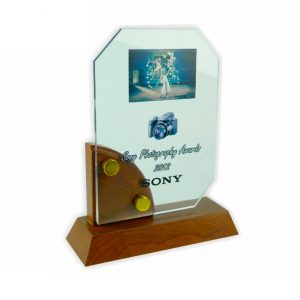 Crystal Wood Plaques CTCR3008 – Exclusive Wooden Crystal Plaque | Trophy Supplier at Clazz Trophy Malaysia