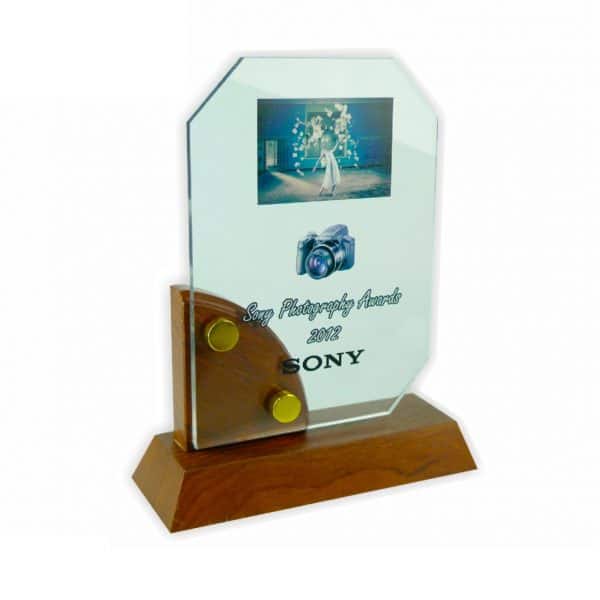 Crystal Wood Plaques CTCR3008 – Exclusive Wooden Crystal Plaque | Clazz Trophy Supplier Malaysia