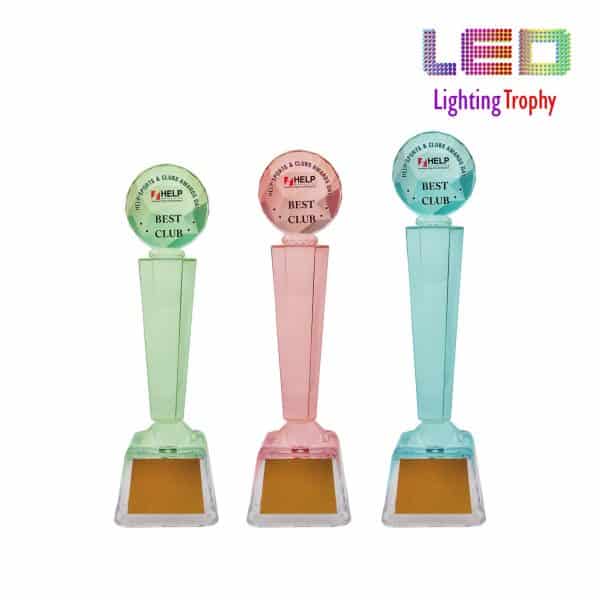 Beautiful LED Trophies CTCR8302 – Exclusive LED Crystal Trophy | Clazz Trophy Supplier Malaysia