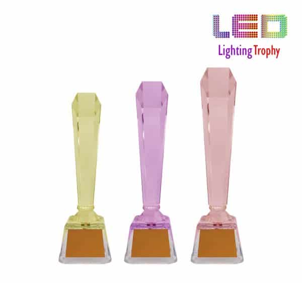 Beautiful LED Trophies CTCR8303 – Exclusive LED Crystal Trophy | Clazz Trophy Supplier Malaysia