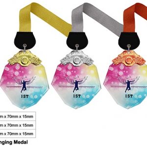 Beautiful Crystal Medals CTCR8345 – Exclusive Crystal Medal | Trophy Supplier at Clazz Trophy Malaysia