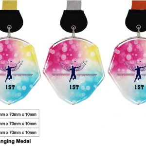 Beautiful Crystal Medals CTCR8347– Exclusive Crystal Medal | Trophy Supplier at Clazz Trophy Malaysia