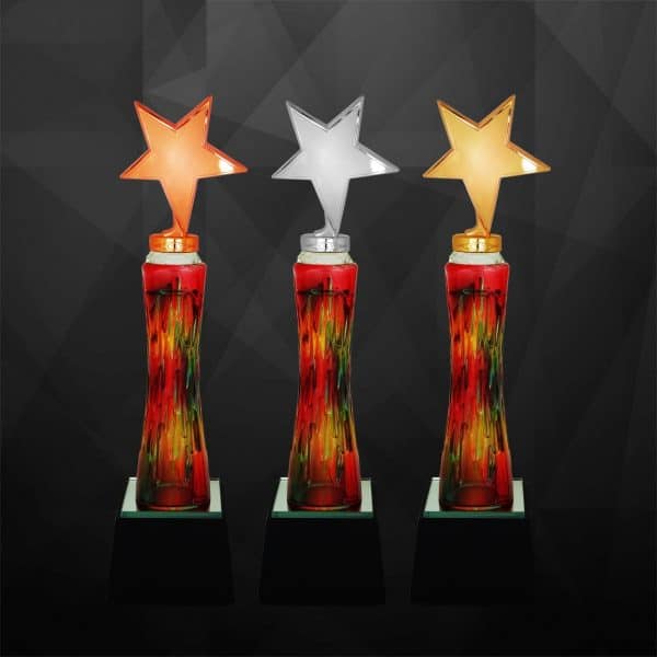 Plastic Star Trophies CTCR9236 – Exclusive Star Awards (GOLD, SILVER, BRONZE) | Clazz Trophy Supplier Malaysia