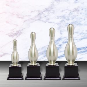 Silver Bowling Trophies CTEXWS6034 – Exclusive White Silver Bowling Trophy | Trophy Supplier at Clazz Trophy Malaysia