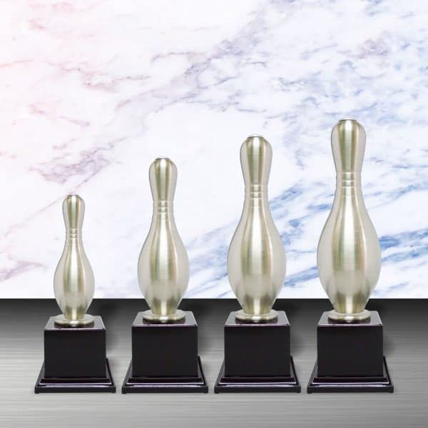 Silver Bowling Trophies CTEXWS6034 – Exclusive White Silver Bowling Trophy | Clazz Trophy Supplier Malaysia