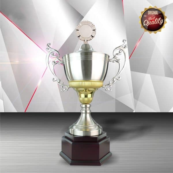 Silver Cup Trophies CTEXWS6061 – Exclusive Gold White Silver Cup Trophy | Clazz Trophy Supplier Malaysia