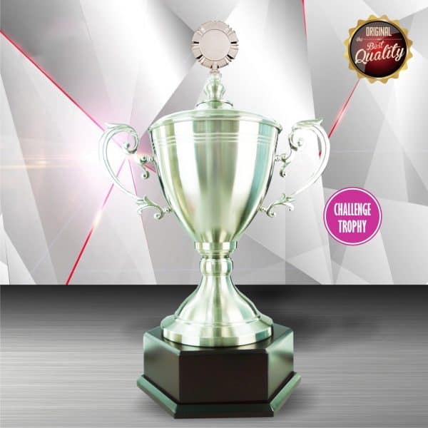 Silver Cup Trophies CTEXWS6066 – Exclusive White Silver Cup Trophy | Clazz Trophy Supplier Malaysia