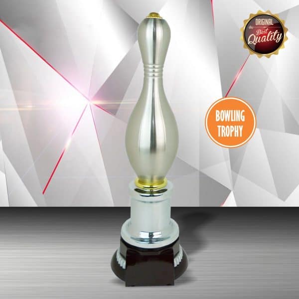 Silver Bowling Trophies CTEXWS6069 – Exclusive White Silver Bowling Trophy | Clazz Trophy Supplier Malaysia