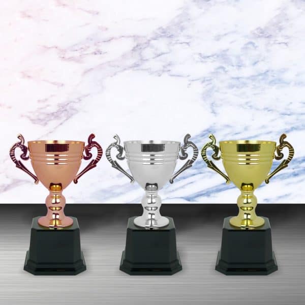 White Silver Trophies CTEXWS6104 – Exclusive White Silver Trophy (GOLD, SILVER, BRONZE) | Trophy Supplier at Clazz Trophy Malaysia