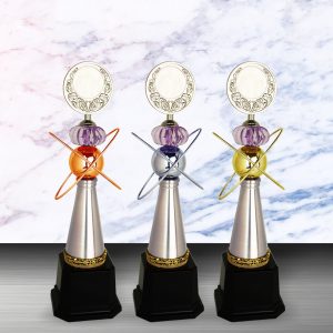 White Silver Trophies CTEXWS6109 – Exclusive White Silver Trophy (GOLD, SILVER, BRONZE) | Trophy Supplier at Clazz Trophy Malaysia
