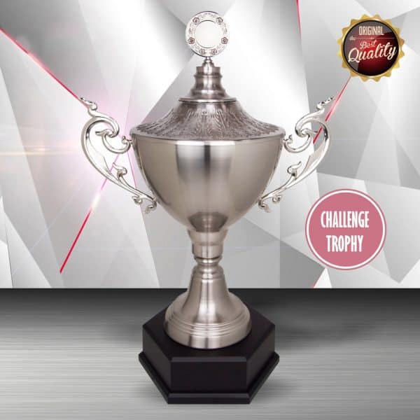 Silver Challenge Trophies CTEXWS6118 – Exclusive White Silver Trophy (Challenge Trophy) | Clazz Trophy Supplier Malaysia