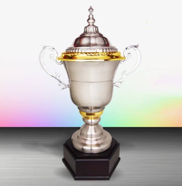 Silver Challenge Trophies CTEXWS6122 – Exclusive White Silver Trophy (Challenge Trophy) | Clazz Trophy Supplier Malaysia