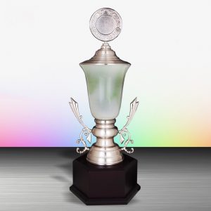 White Silver Trophies CTEXWS6129 – Exclusive White Silver Trophy | Trophy Supplier at Clazz Trophy Malaysia