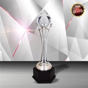 White Silver Trophies CTEXWS6144 – Exclusive White Silver Trophy | Trophy Supplier at Clazz Trophy Malaysia