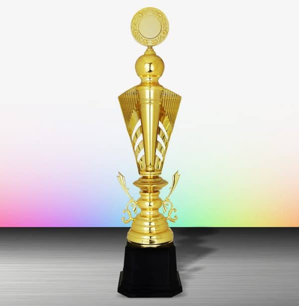 Gold colored White Silver Trophies CTEXWS6162 – Exclusive Gold Silver Trophy | Trophy Supplier at Clazz Trophy Malaysia