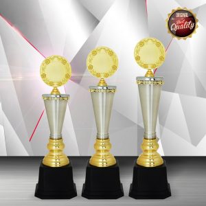 Gold colored White Silver Trophies CTEXWS6175 – Exclusive Gold Silver Trophy | Trophy Supplier at Clazz Trophy Malaysia