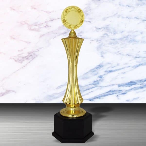 Gold colored White Silver Trophies CTEXWS6182 – Exclusive Gold Silver Trophy | Trophy Supplier at Clazz Trophy Malaysia