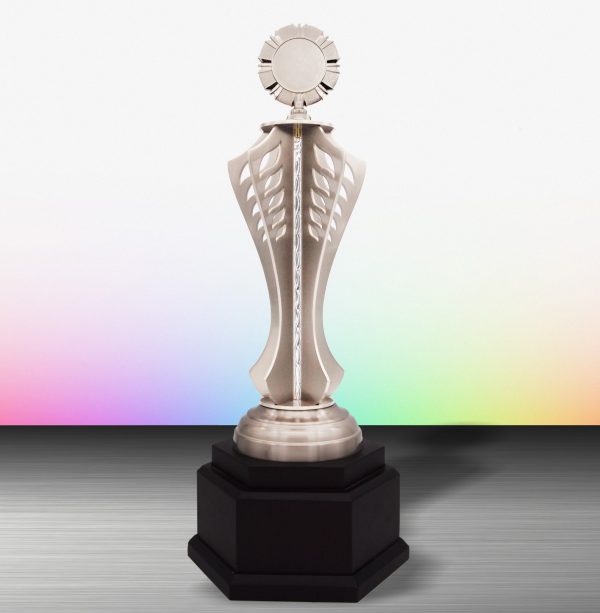 White Silver Trophies CTEXWS6190 – Exclusive White Silver Trophy | Trophy Supplier at Clazz Trophy Malaysia