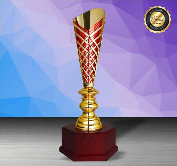Gold colored White Silver Trophies CTEXWS6206 – Exclusive Gold Silver Trophy | Trophy Supplier at Clazz Trophy Malaysia